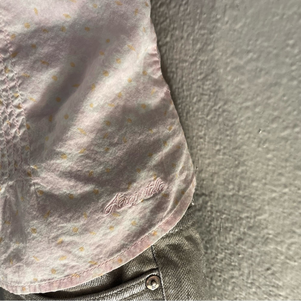Vintage Aeropostale Short Sleeve Button-Up Blouse - Picture 8 of 9